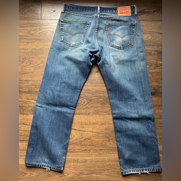 Levi's Men's 505 Blue Jeans - Picture 7 of 7